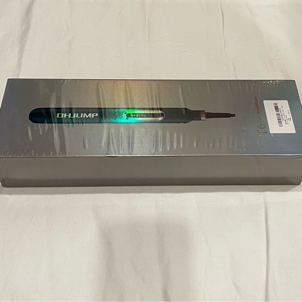 OHJUMP Hair Straightener and Curler 2 in 1, Flat Iron NWT